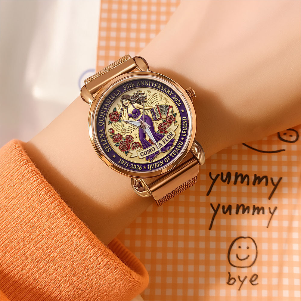 Selena 55th Anniversary Mesh Strap Quartz Watch – MAITM14627