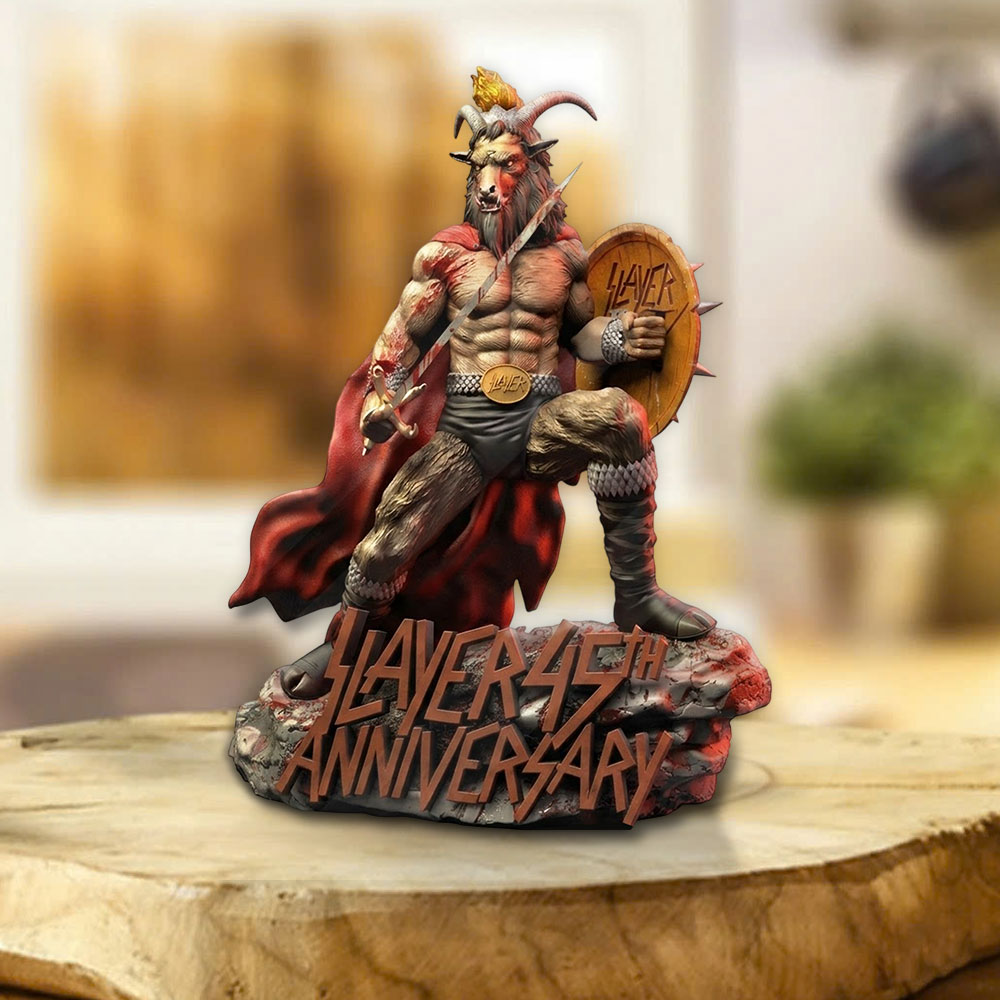 Slayer 45th Anniversary Custom Shape Acrylic Plaque – TMTHU4214