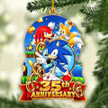 Sonic the Hedgehog 35th Anniversary Custom Shape 2-side Printed Acrylic Ornament – HOATT26854