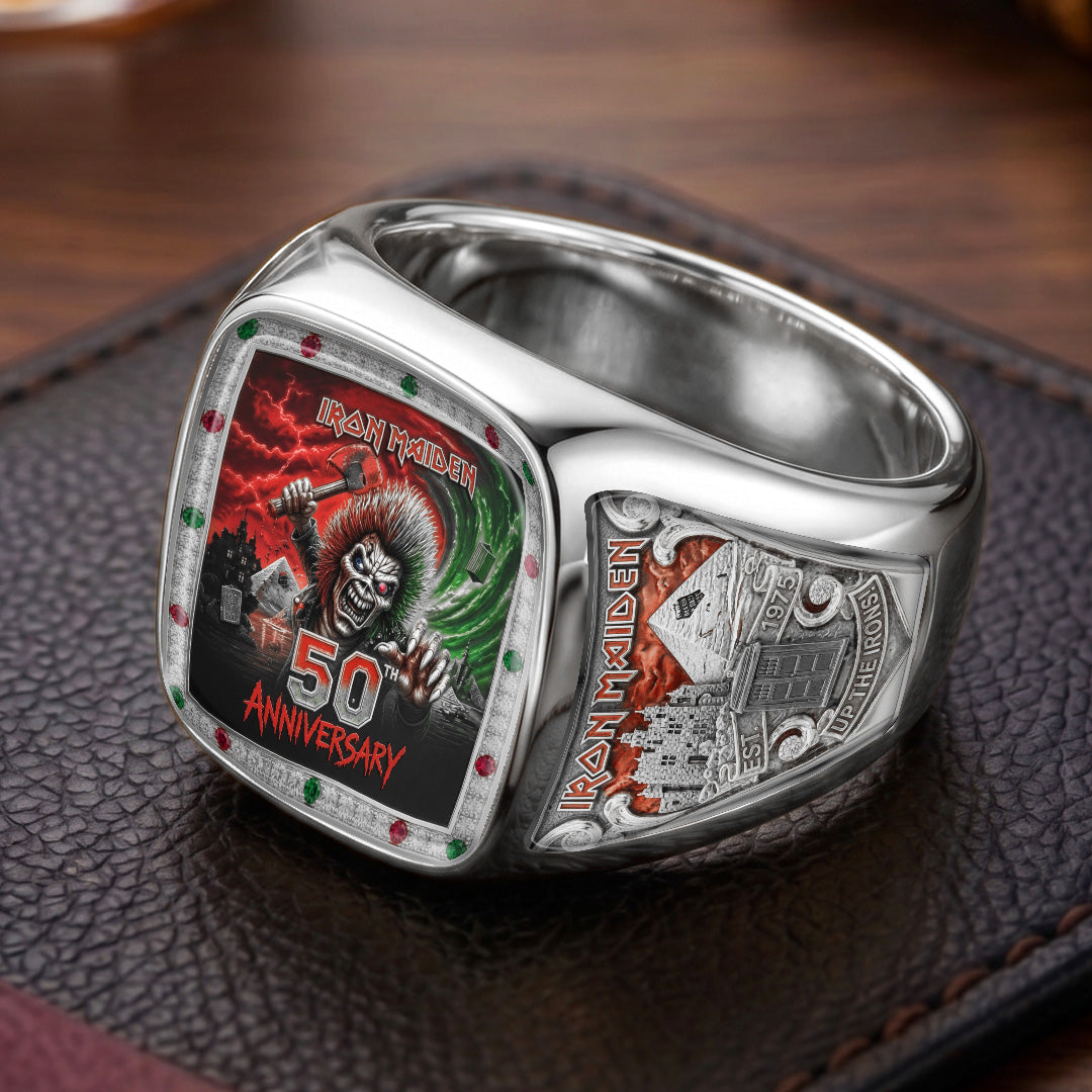 Iron Maiden 3D Engraved Ring – TMTHU7259