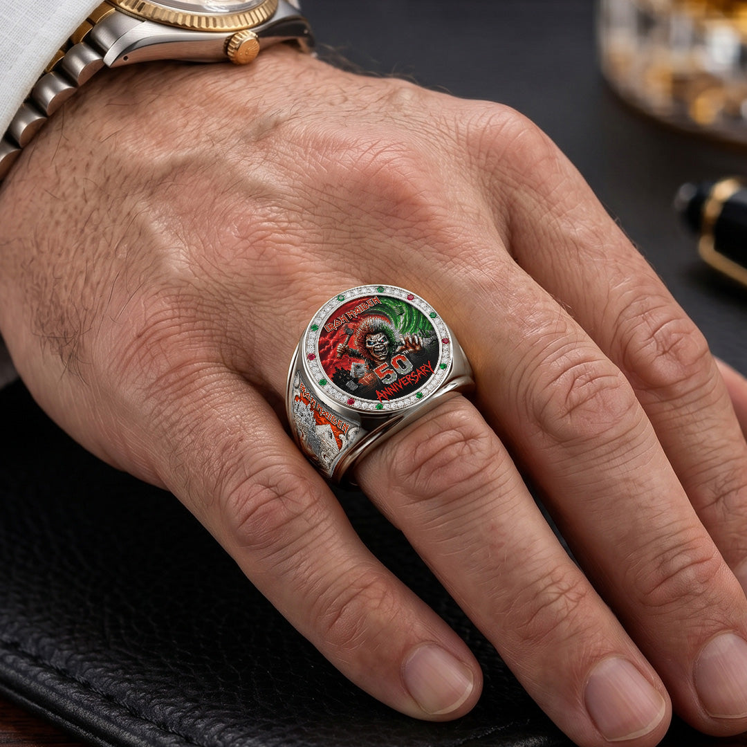 Iron Maiden 3D Engraved Ring – TMTHU7259