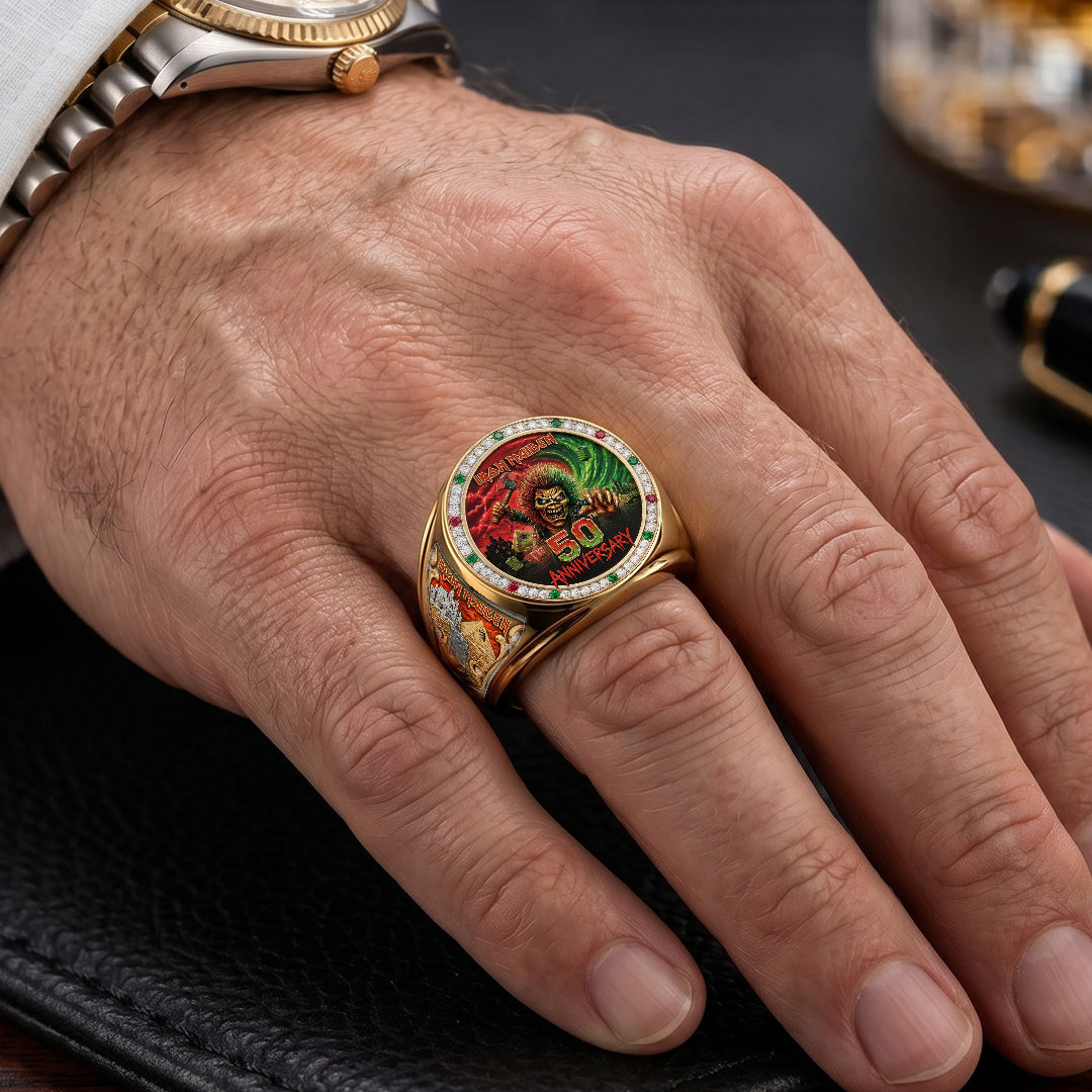 Iron Maiden 3D Engraved Ring – TMTHU7259