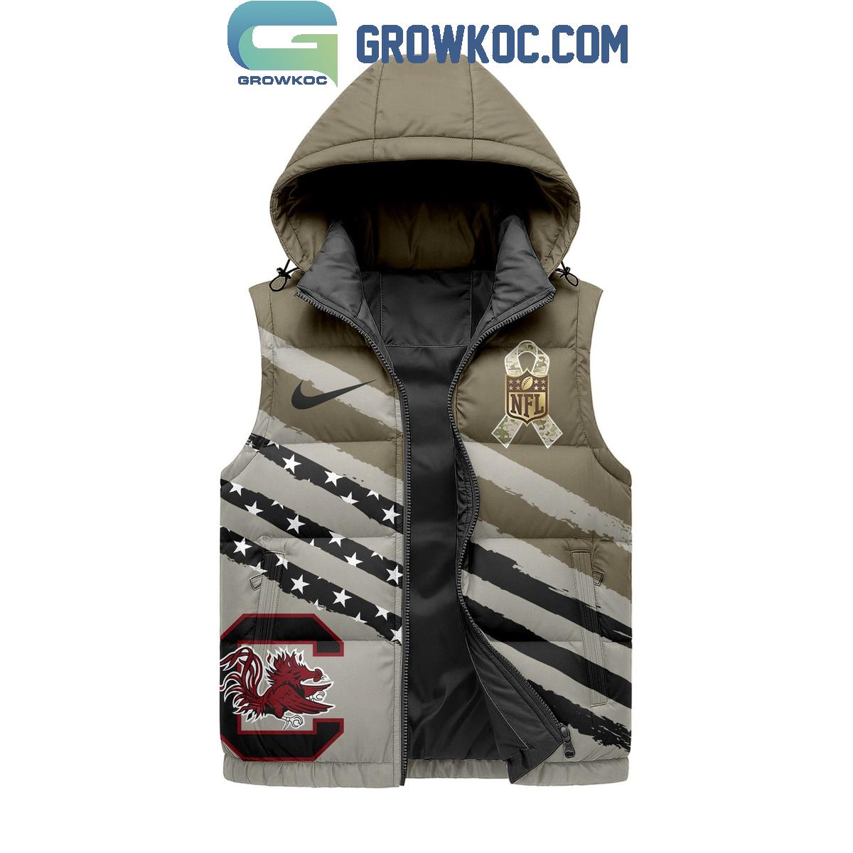 South Carolina Gamecocks Salute To Service Sleeveless Puffer Jacket