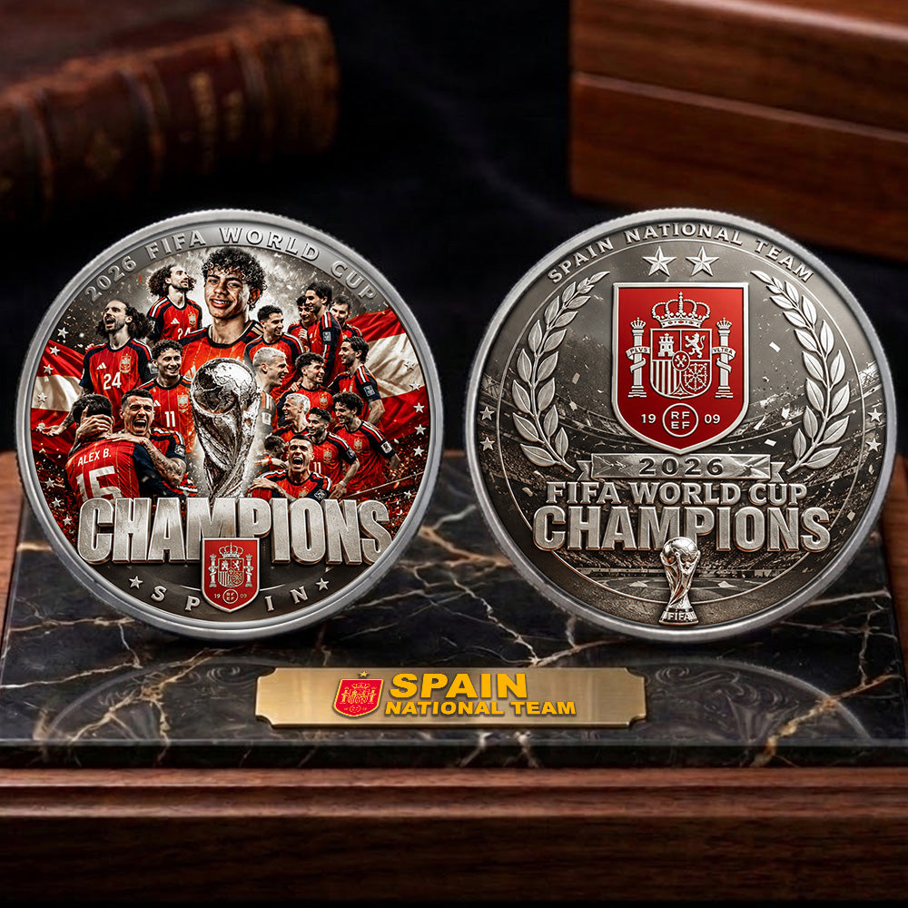 Spain National Team 2026 FIFA World Cup Champions Commemorative Coin – TMTHU7738