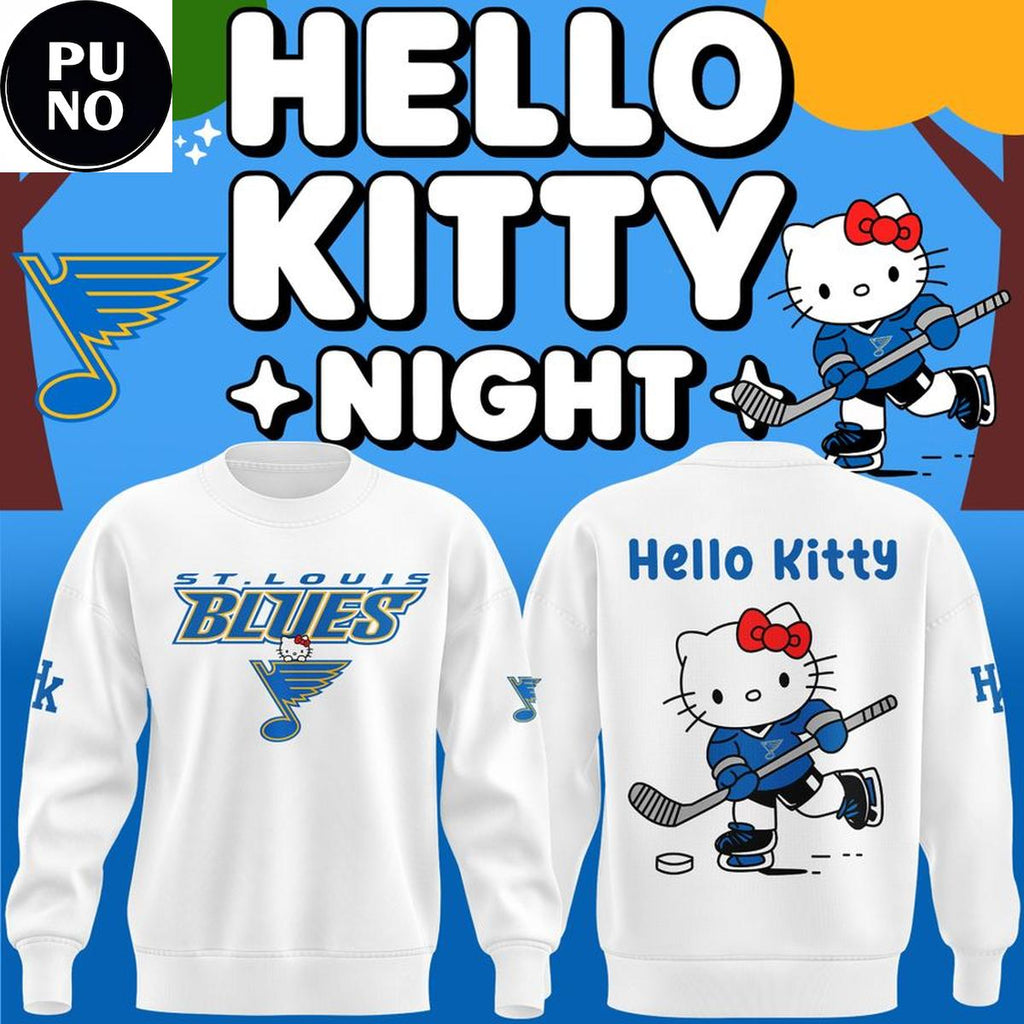St. Louis Blues x Hello Kitty Night 2026 Hoodie T-Shirt