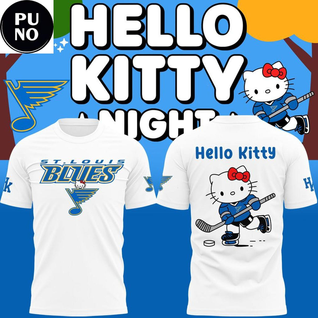 St. Louis Blues x Hello Kitty Night 2026 Hoodie T-Shirt