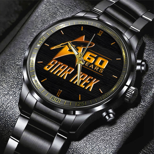 Star Trek 60 Years Black Stainless Steel Watch – HOATT12440