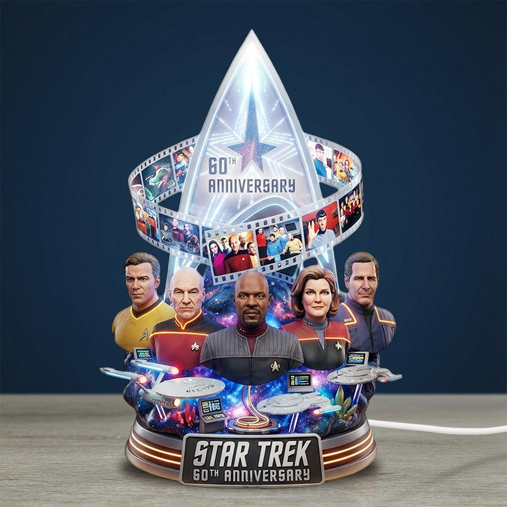 Star Trek 60th Anniversary 2026 Custom Shape Acrylic Light Box – TMTHU6627