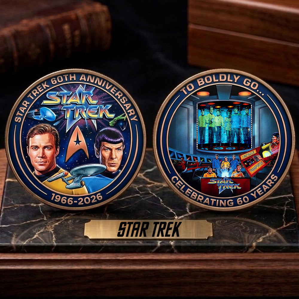 Star Trek 60th Anniversary 2026 Commemorative Coin – TMTHU4806