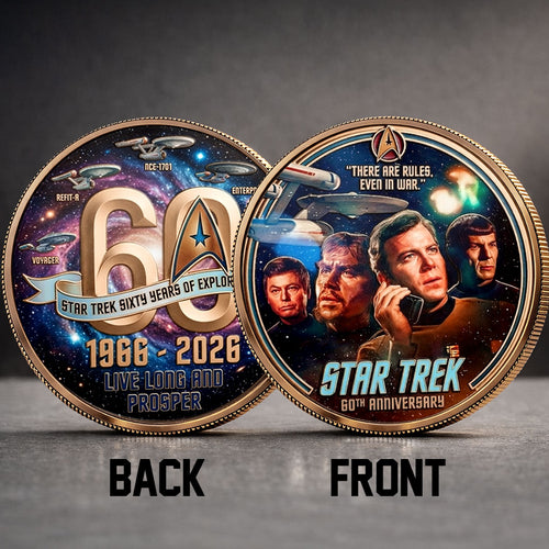 Star Trek 60th Anniversary 2026 Commemorative Coin – TMTHU5889