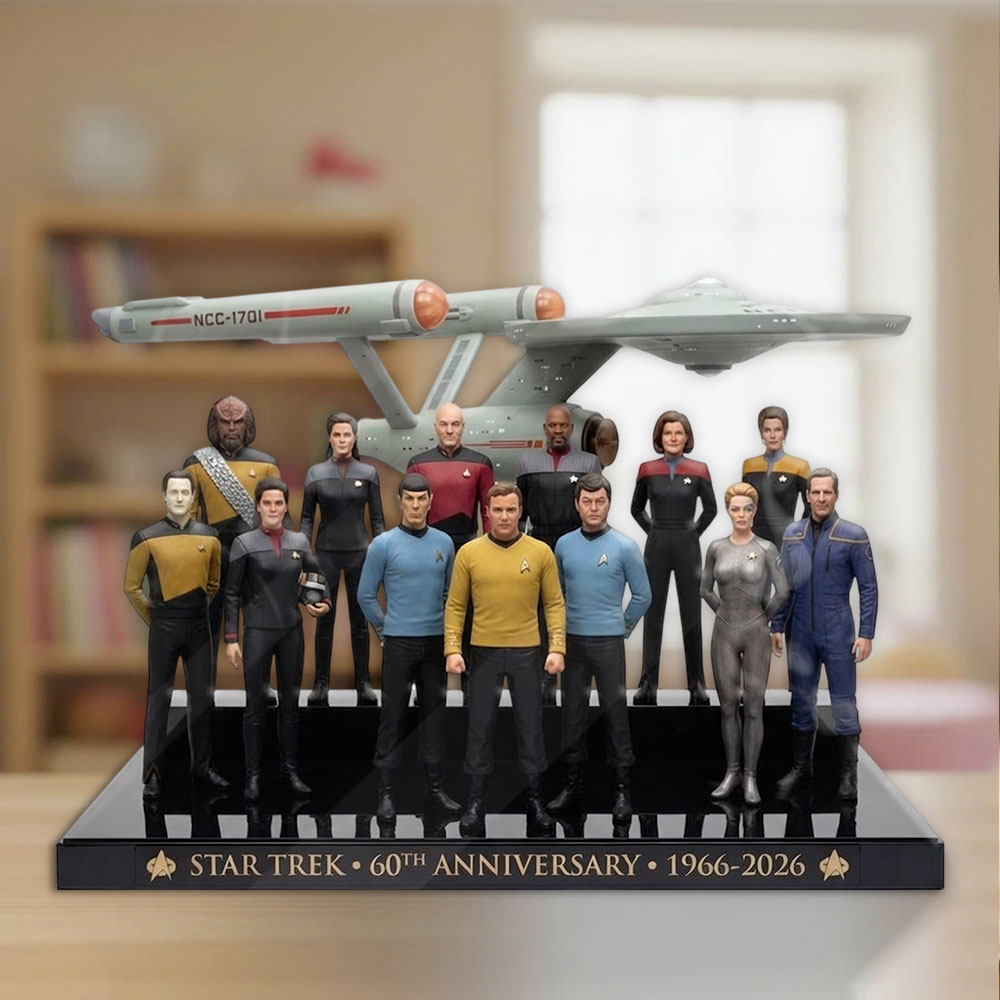 Star Trek 60th Anniversary 2026 Custom Shape Acrylic Plaque – TMTHU4588