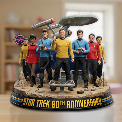 Star Trek 60th Anniversary 2026 Custom Shape Acrylic Plaque – TMTHU4712