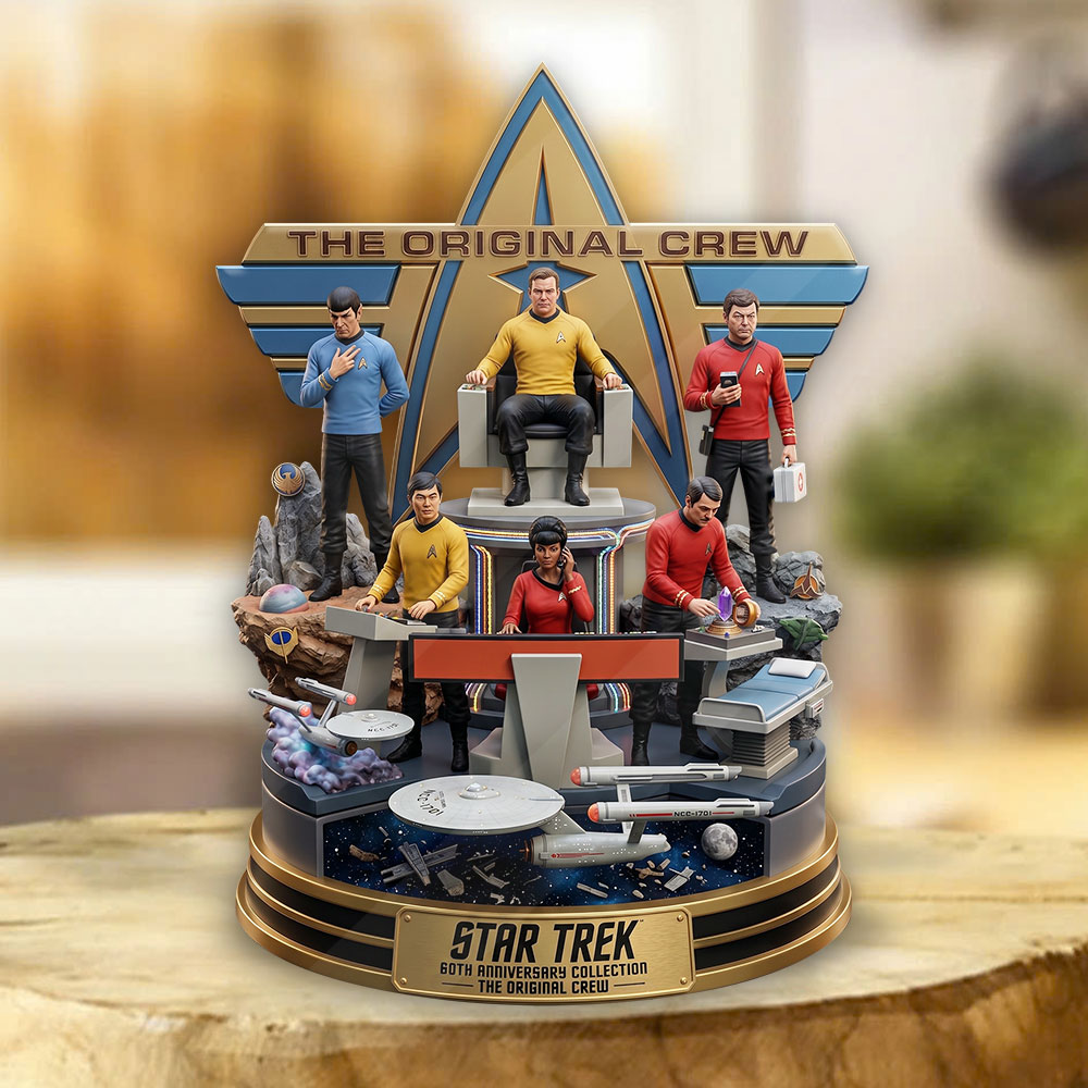 Star Trek 60th Anniversary 2026 Custom Shape Acrylic Plaque – TMTHU7462