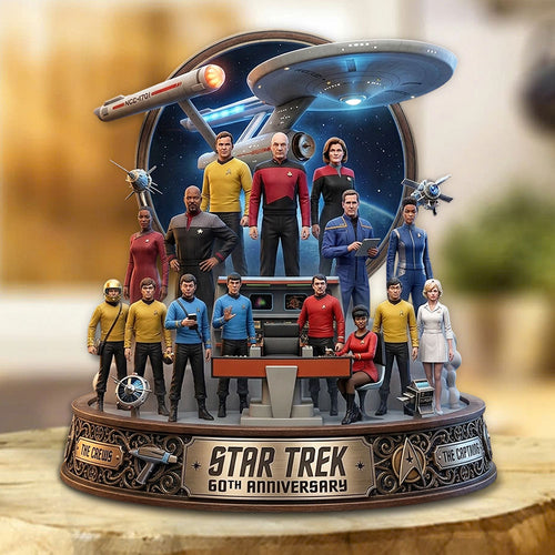 Star Trek 60th Anniversary 2026 Custom Shape Acrylic Plaque – TMTHU7683