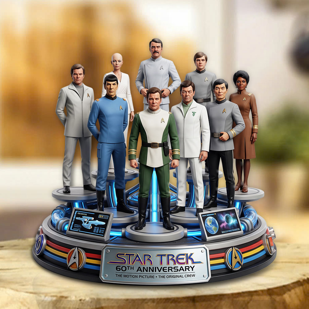 Star Trek 60th Anniversary 2026 Custom Shape Acrylic Plaque – TMTHU7761