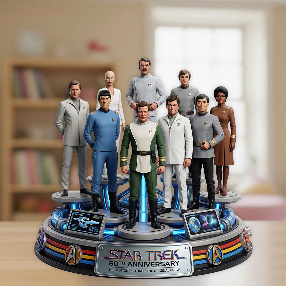 Star Trek 60th Anniversary 2026 Custom Shape Acrylic Plaque – TMTHU7761