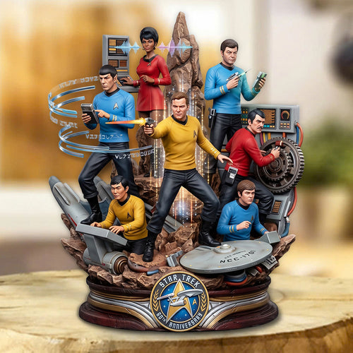 Star Trek 60th Anniversary 2026 Custom Shape Acrylic Plaque – TMTHU8137