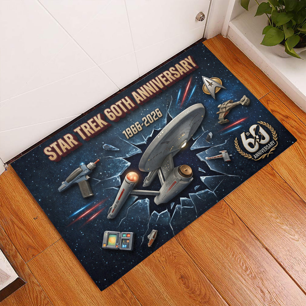 Star Trek 60th Anniversary 2026 Custom Doormat – TMTHU5415