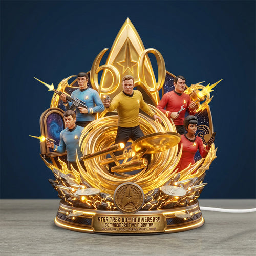 Star Trek 60th Anniversary 2026 Custom Shape Acrylic Light Box – TMTHU8003