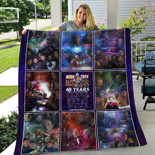 Star Trek 60th Anniversary 2026 Quilt Blanket – TMTHU4826