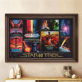 Star Trek 60th Anniversary 2026 Rectangle Canvas With Inner Frame – TMTHU5542