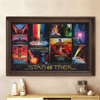 Star Trek 60th Anniversary 2026 Rectangle Canvas With Inner Frame – TMTHU5542