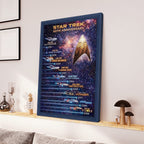 Star Trek 60th Anniversary 2026 Rectangle Canvas With Inner Frame – TMTHU5972