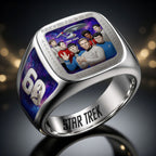Star Trek 60th Anniversary 3D Engraved Ring – HOATT19783