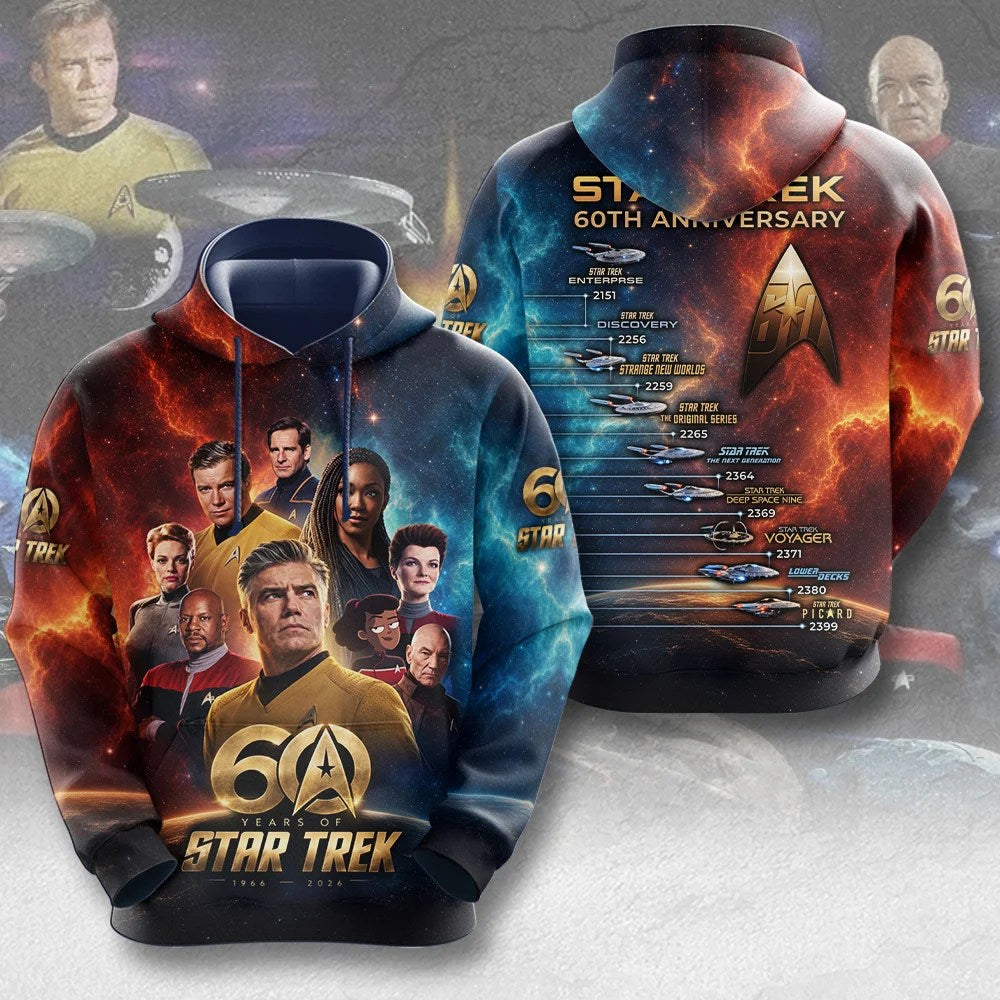 Star Trek 60th Anniversary 3D Apparel – TMTHU9227