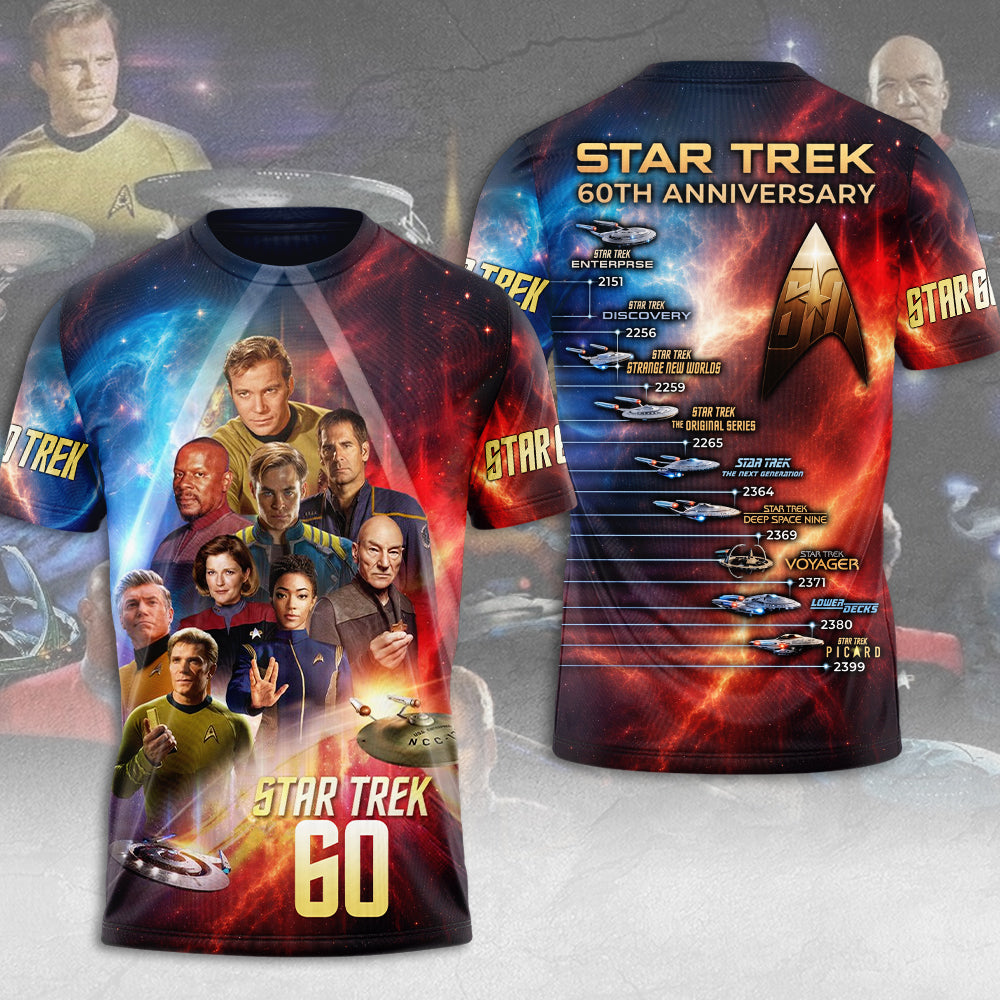 Star Trek 60th Anniversary 3D Apparel – TMTHU8532
