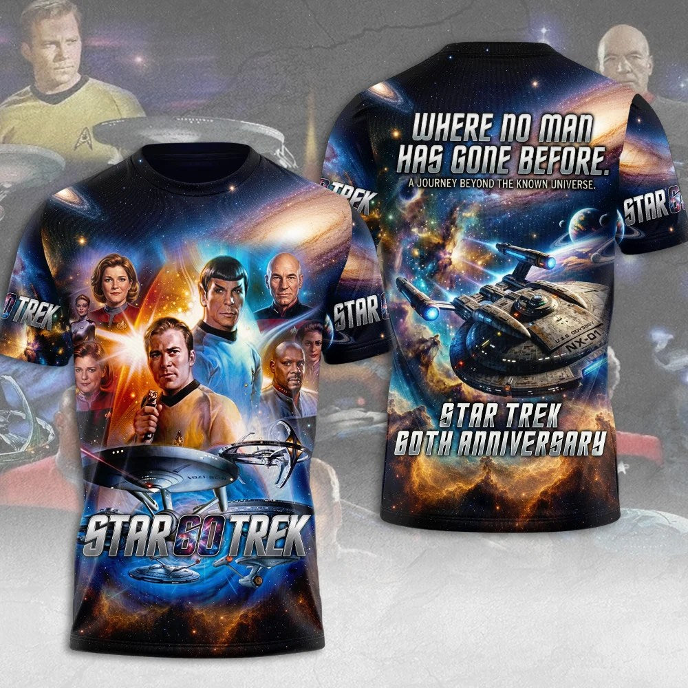 Star Trek 60th Anniversary 3D Apparel – TMTHU8789