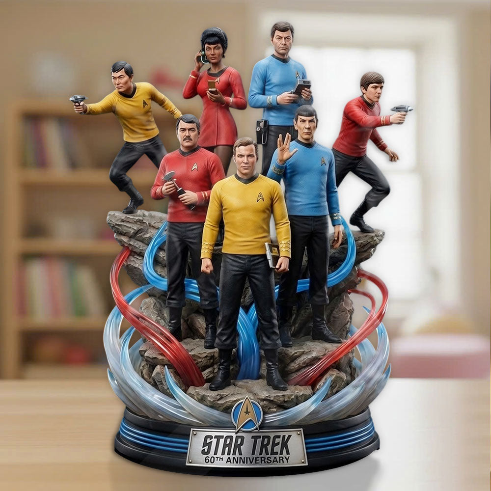 Star Trek 60th Anniversary Custom Shape Acrylic Plaque – TMTHU4318
