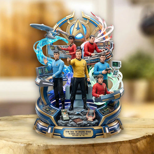 Star Trek 60th Anniversary Custom Shape Acrylic Plaque – TMTHU7595