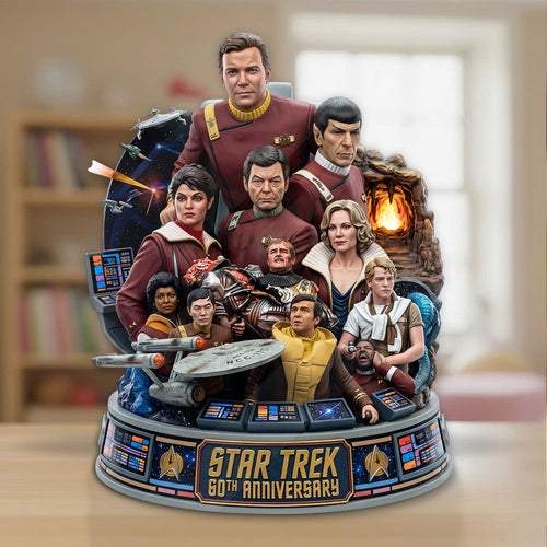 Star Trek 60th Anniversary Custom Shape Acrylic Plaque – TMTHU8153