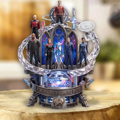 Star Trek 60th Anniversary Custom Shape Acrylic Plaque – TMTHU9310