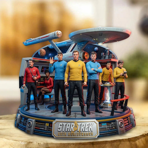 Star Trek 60th Anniversary Custom Shape Acrylic Plaque – TMTHU9316