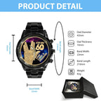 Star Trek 60th Anniversary Black Stainless Steel Watch – TMTHU9053
