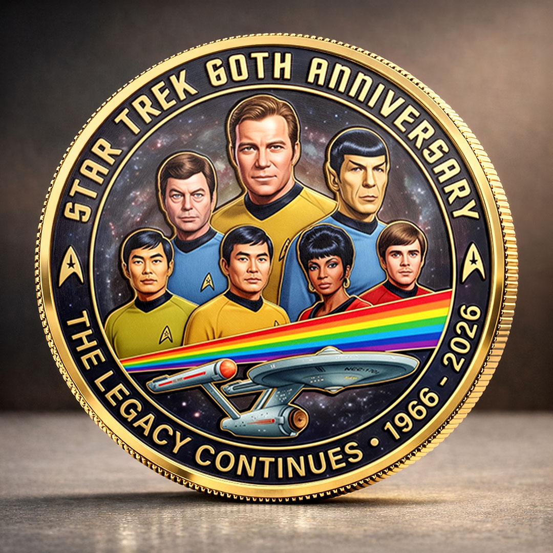 Star Trek 60th Anniversary Commemorative Coin – TMTHU7569