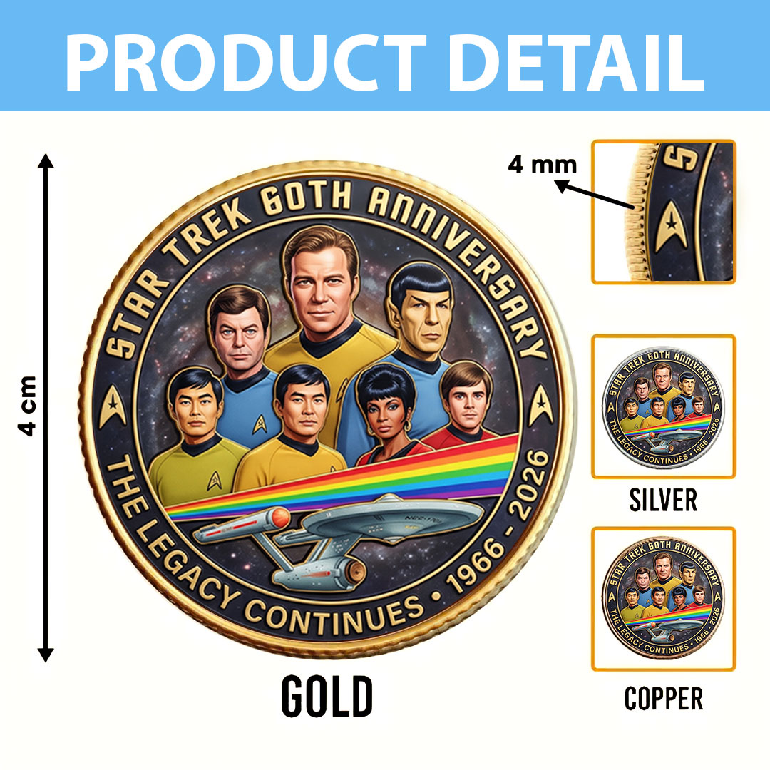 Star Trek 60th Anniversary Commemorative Coin – TMTHU7569