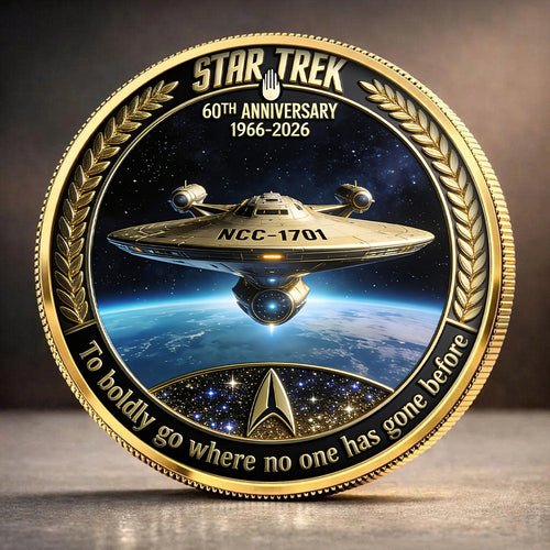 Star Trek 60th Anniversary Commemorative Coin – MAITM15159