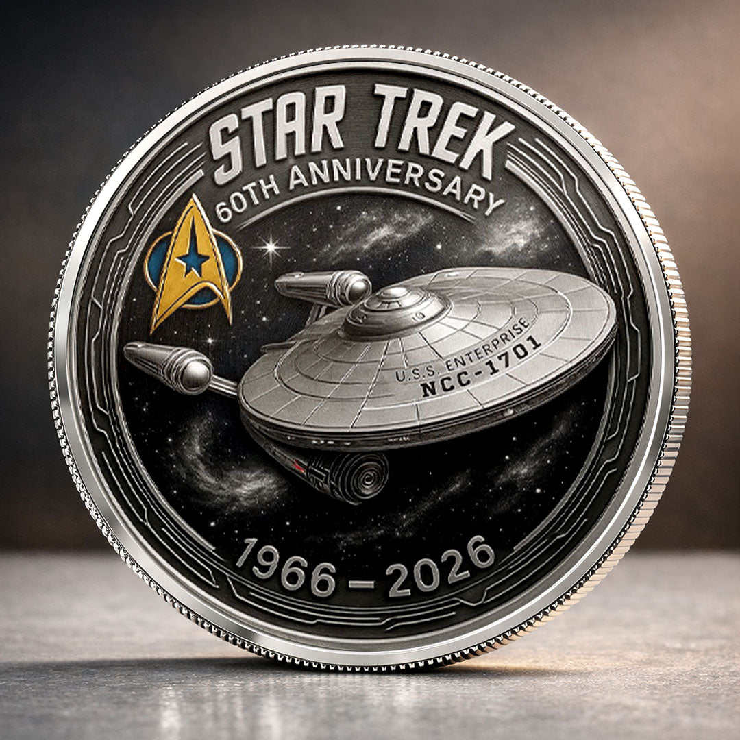 Star Trek 60th Anniversary Commemorative Coin – MAITM15019