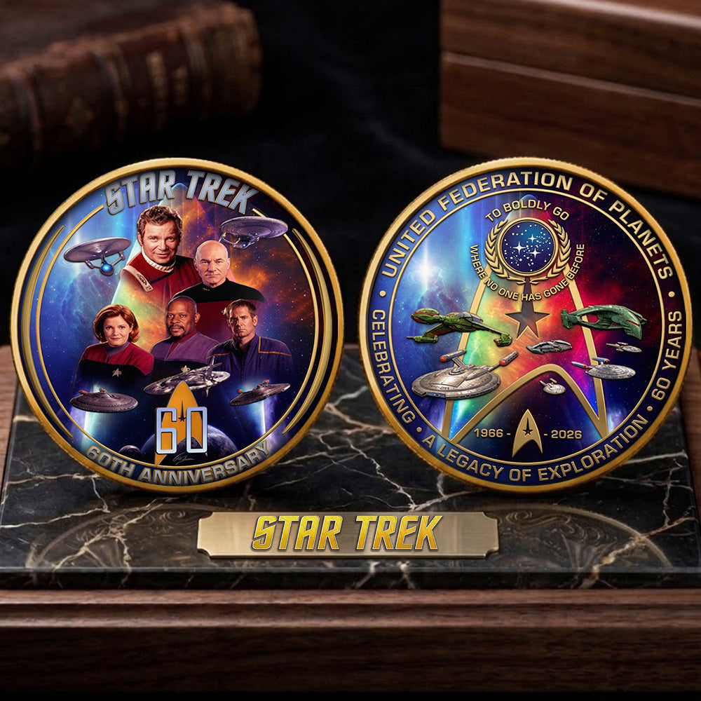 Star Trek 60th Anniversary Commemorative Coin – TMTHU7465