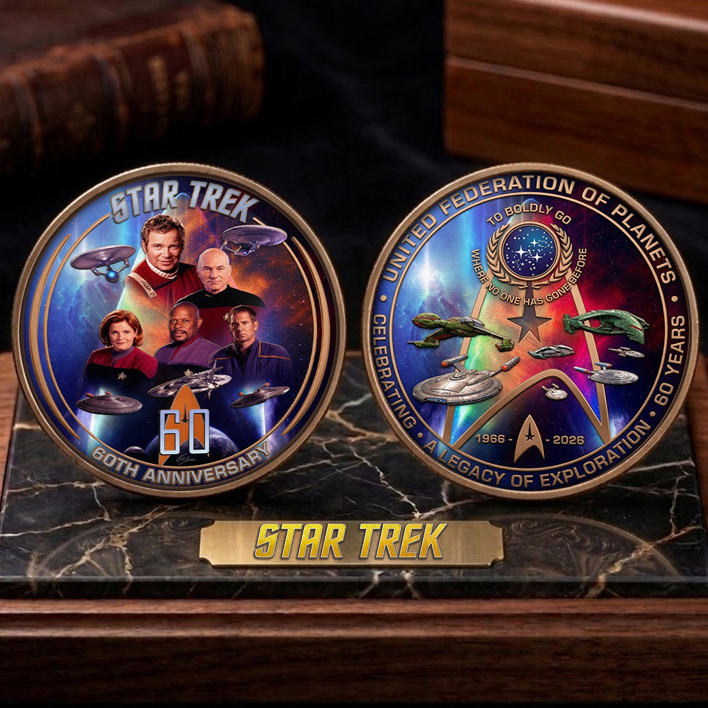 Star Trek 60th Anniversary Commemorative Coin – TMTHU7465
