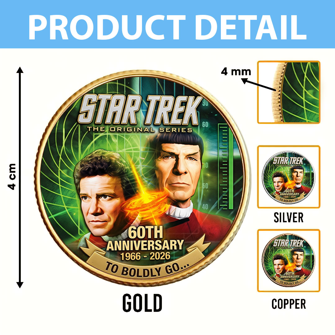 Star Trek 60th Anniversary Commemorative Coin – TMTHU7811