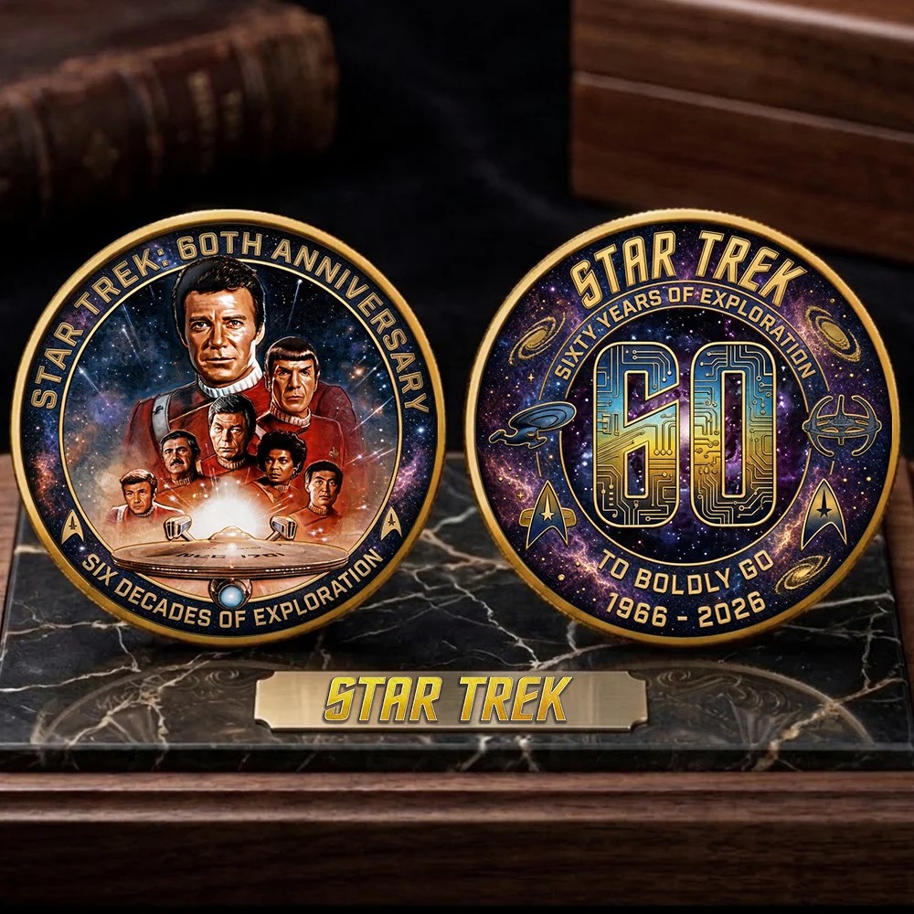 Star Trek 60th Anniversary Commemorative Coin – TMTHU9559