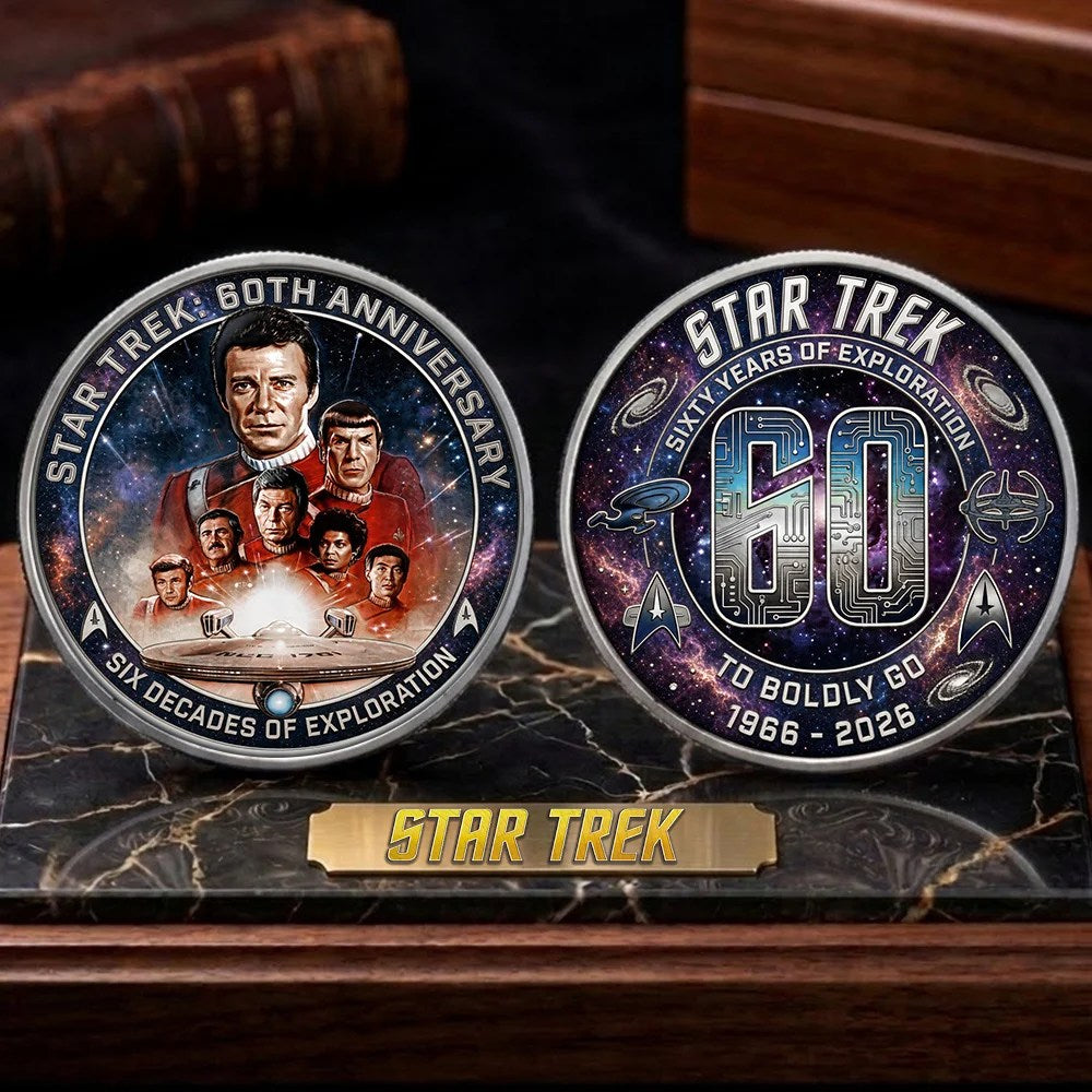 Star Trek 60th Anniversary Commemorative Coin – TMTHU9559