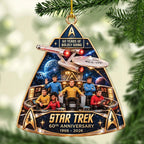 Star Trek 60th Anniversary Custom Shape 2-side Printed Acrylic Ornament – MAITM15281