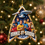 Star Trek 60th Anniversary Custom Shape 2-side Printed Acrylic Ornament – MAITM15331