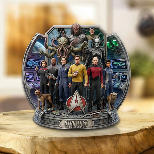 Star Trek 60th Anniversary Custom Shape Acrylic Plaque – TMTHU4546