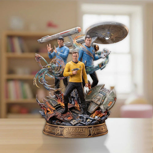 Star Trek 60th Anniversary Custom Shape Acrylic Plaque – TMTHU4683